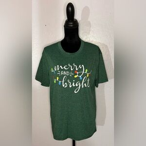 Amazon Red and Green “Merry and Bright” T-Shirt